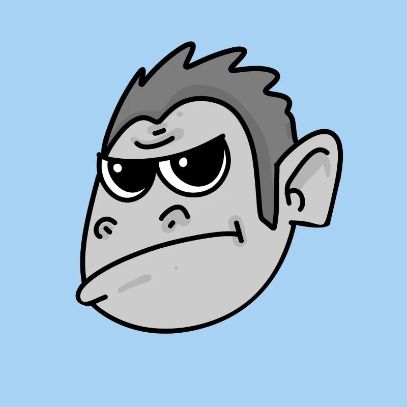 Gorilla Kopf
