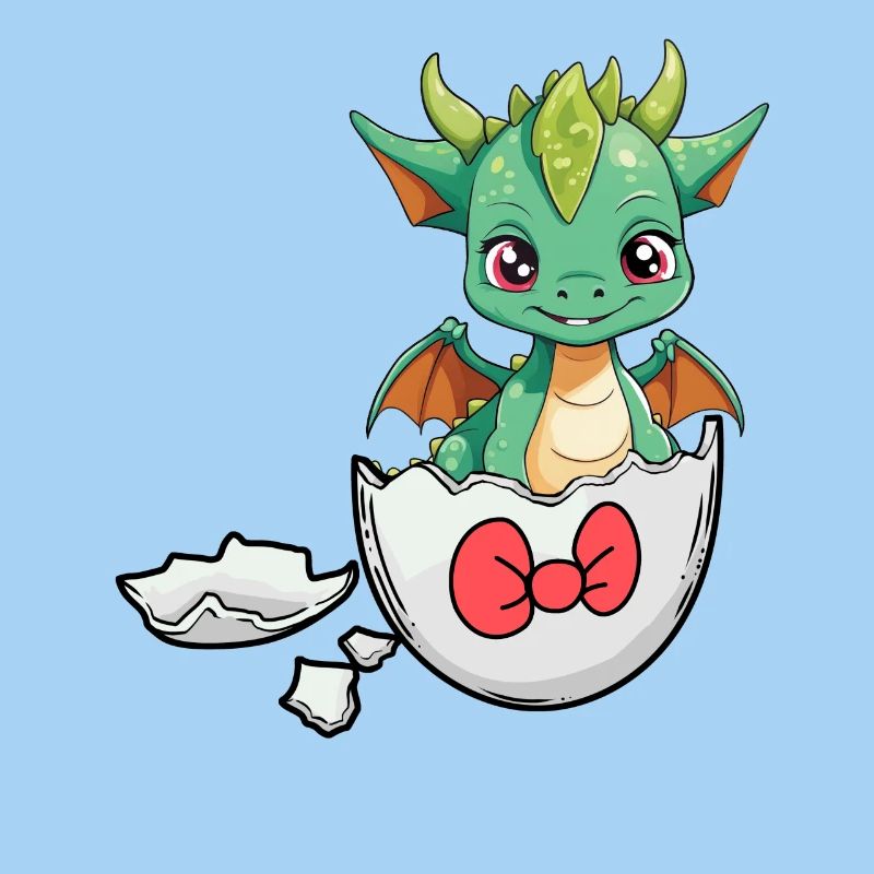 Dragon Dragon Eggshell Hatch Baby Child