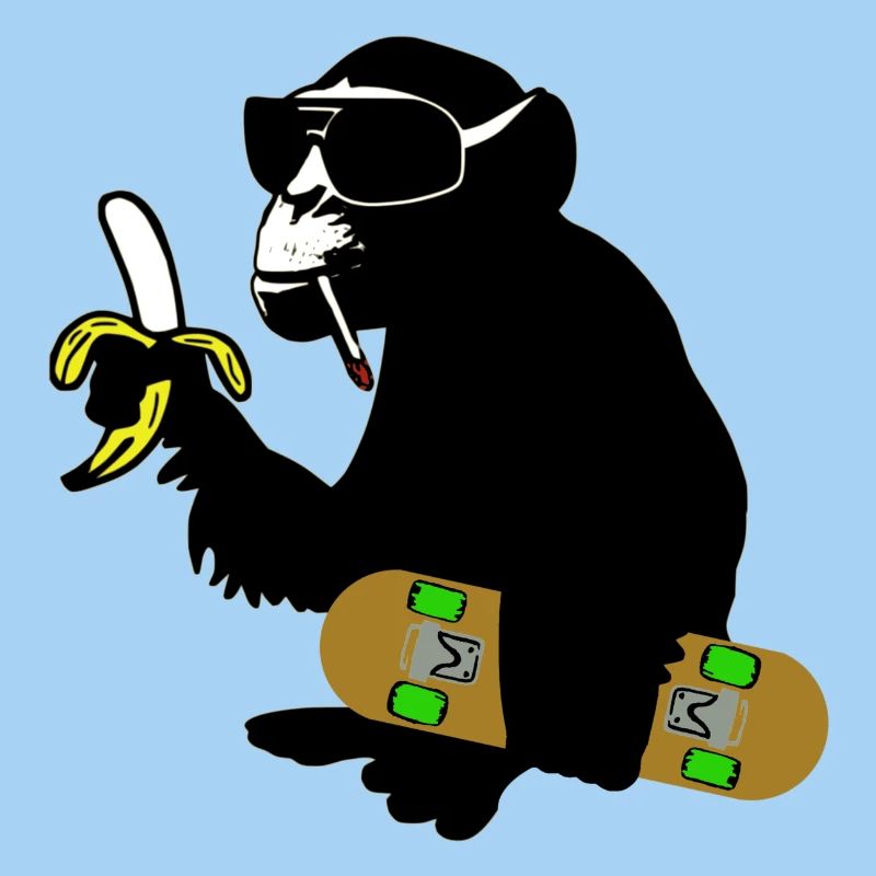 skateboard monkey