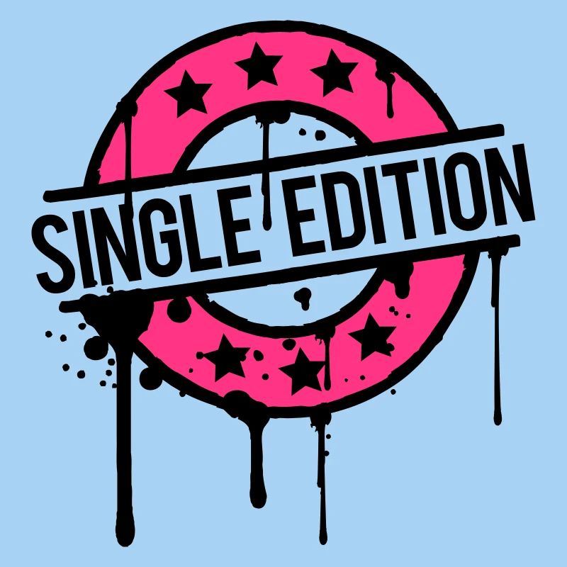 Single Edition stamp graffiti pink award