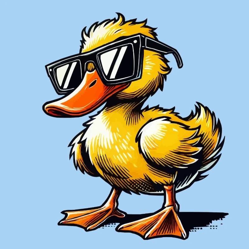 Bande dessinée de canard