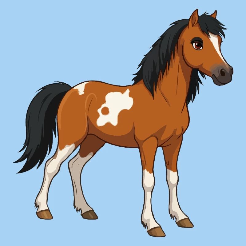 Pferd klein echt