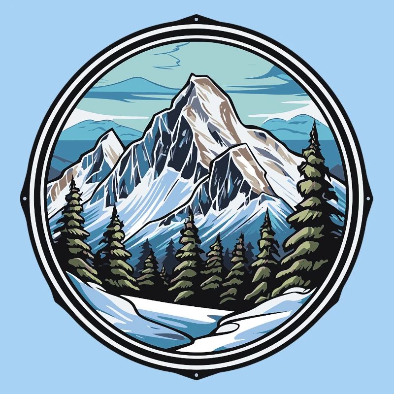 Mountains Ski Slope