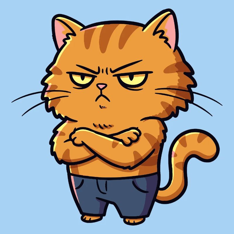 Irritated Cat