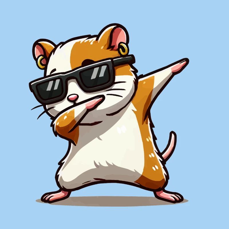 Dabbing de hamster