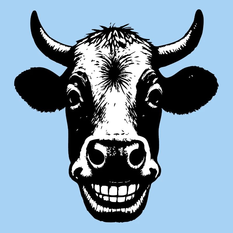 Vache souriante