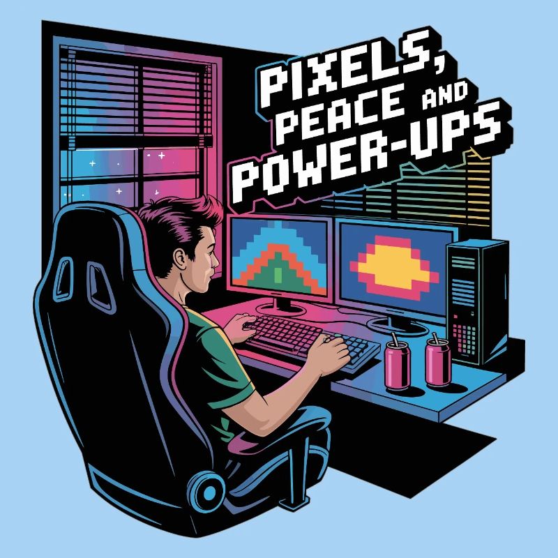 Pixels, paix et bonus – Configuration de jeu