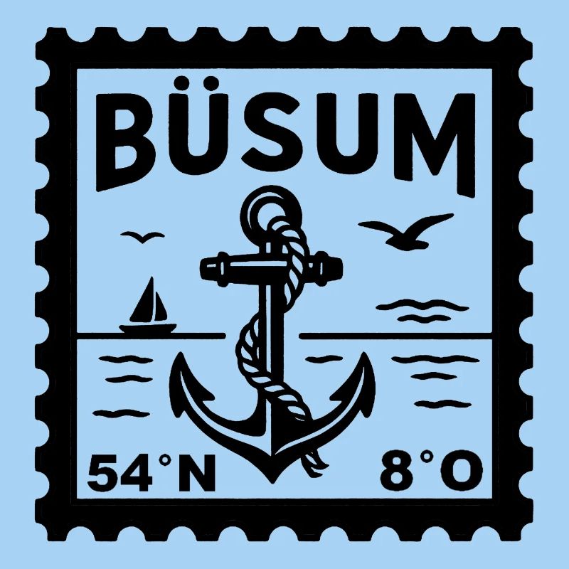 Timbre-poste Büsum