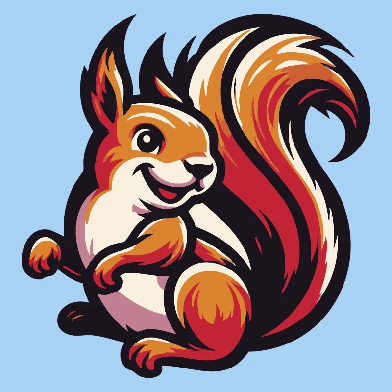 Rotes Eichhörnchen Grace