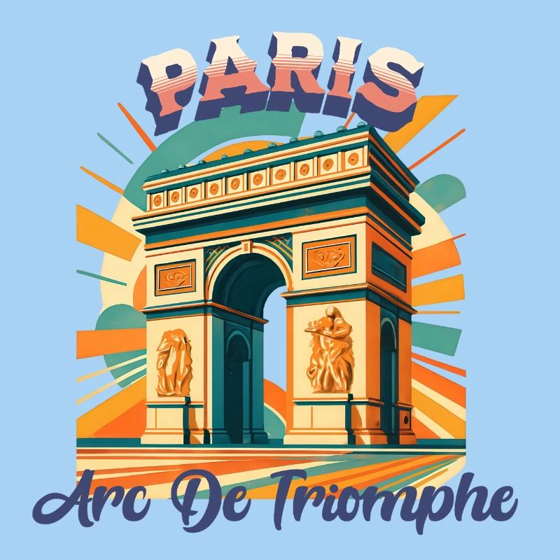 Urban Retro Dreams – ARC DE TRIOMPHE - Paris