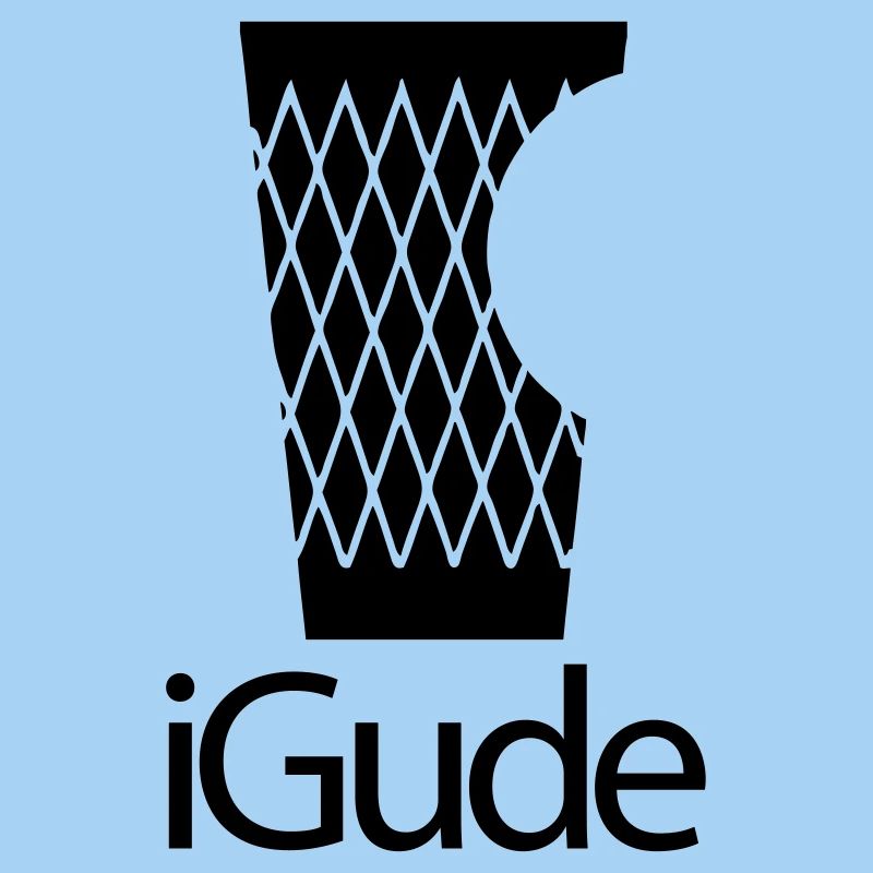 iGude - Geripptes schwarz