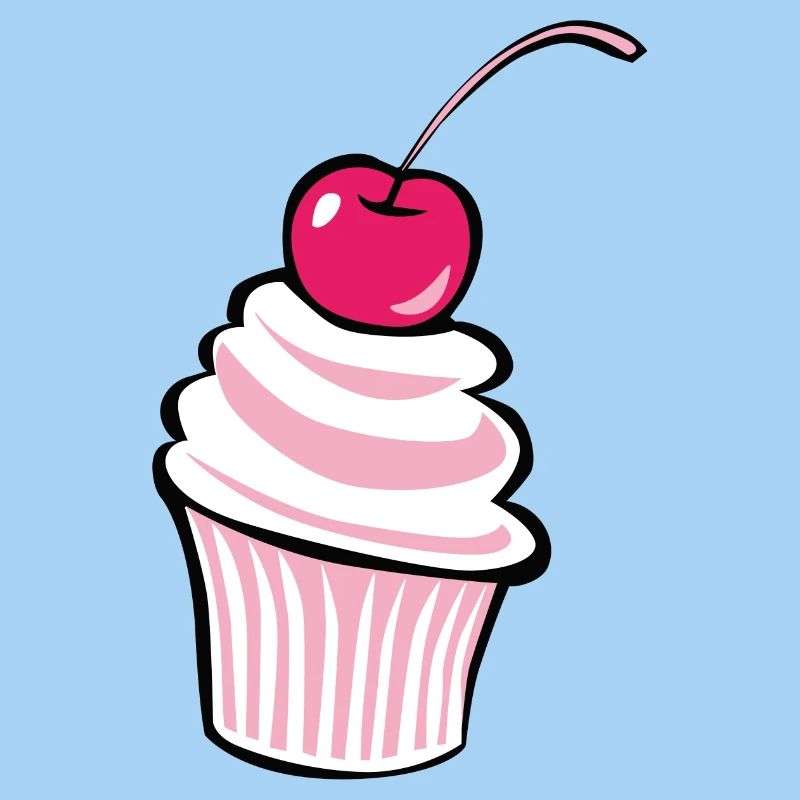 Kirsche Cupcake - Design!