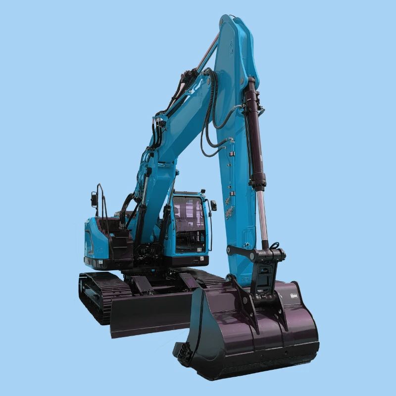 Bagger blau