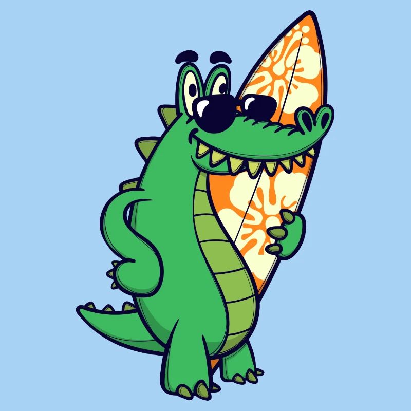 Cool Tier Krokodil