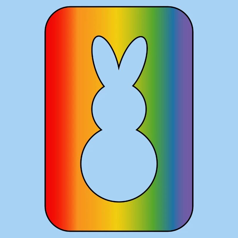 Rainbow rabbit