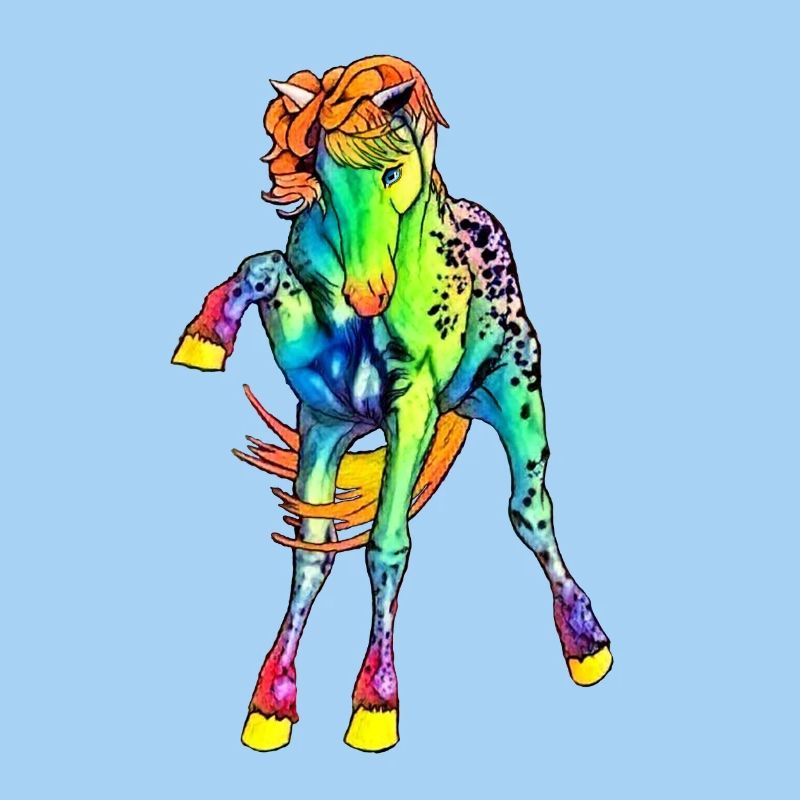 Cheval néon