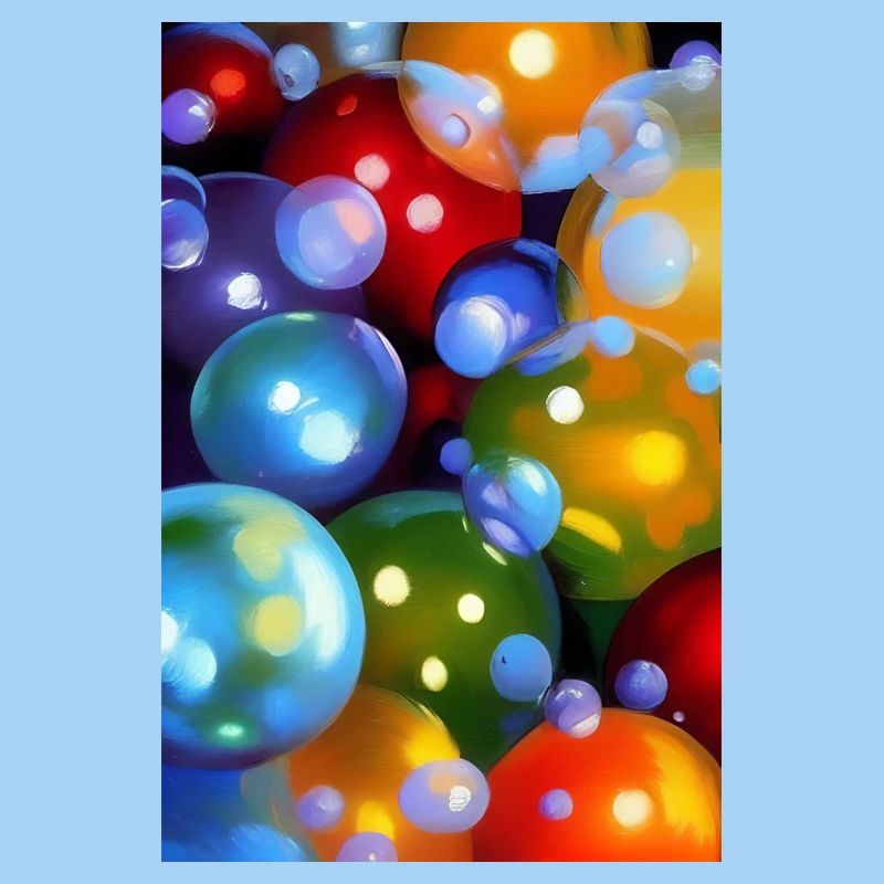 Bunte Blasen