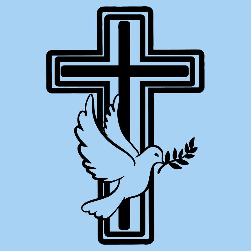 Cross with dove