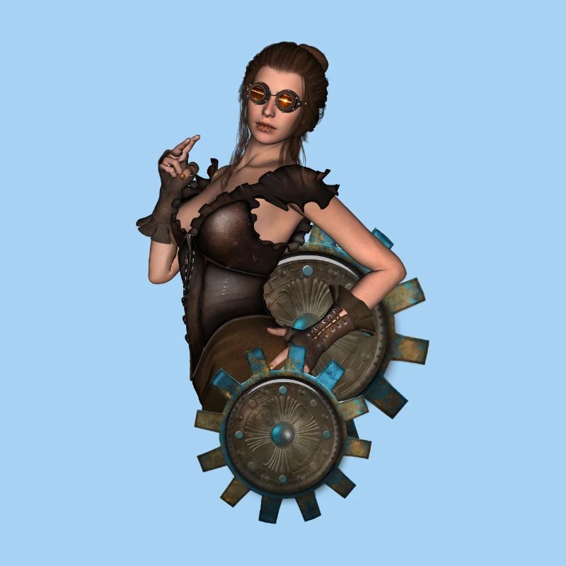 Die Dame des Steampunk
