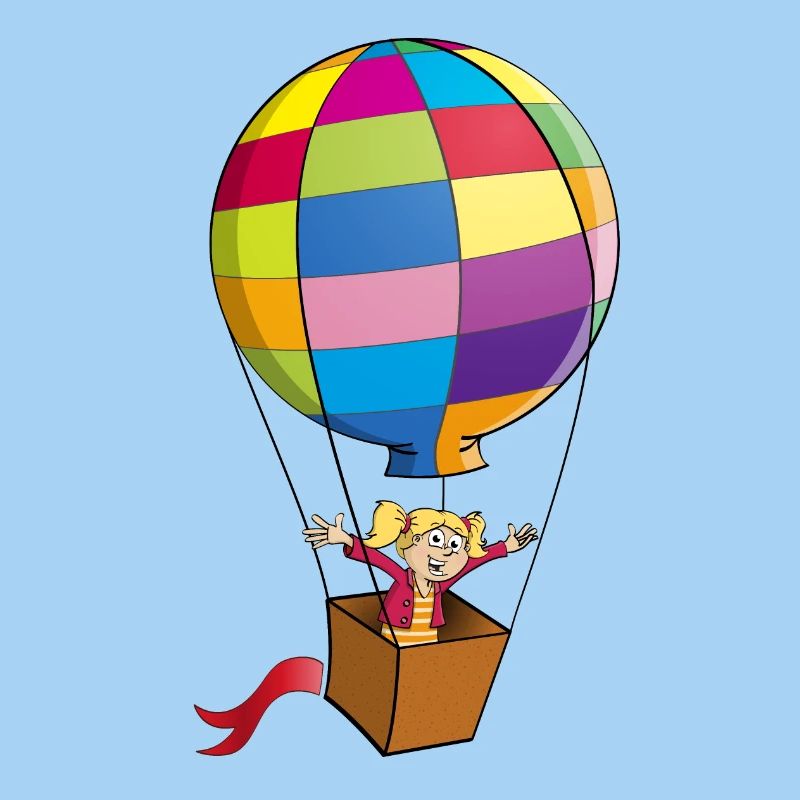 Sortie colorée de ballons