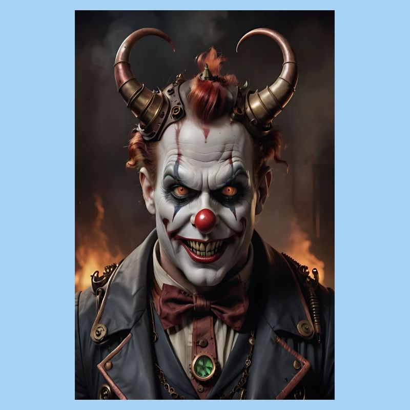Steampunk Devil Clown