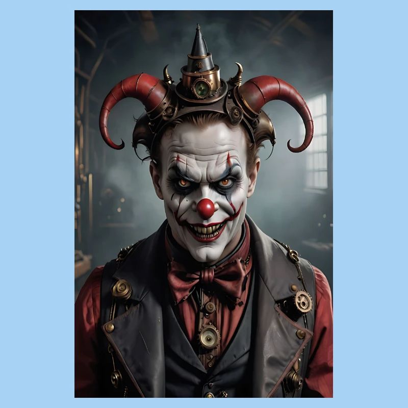 Steampunk Devil Clown