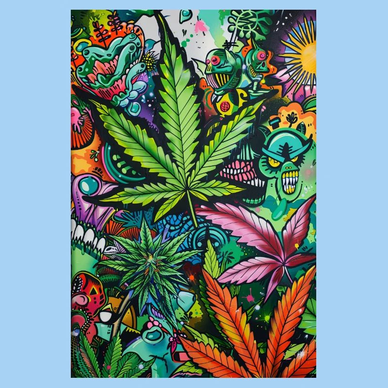 Psychedelic Leaf World