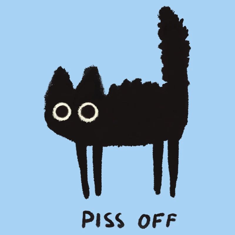 Grumpy Kitty Vibes – Leave Me Alone