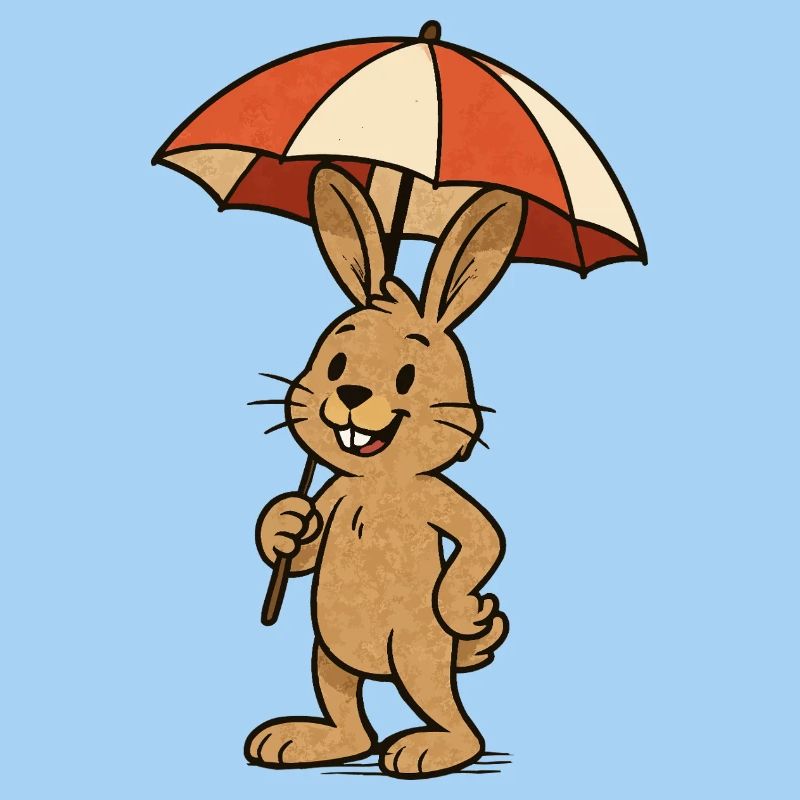 rabbit parasol bunny