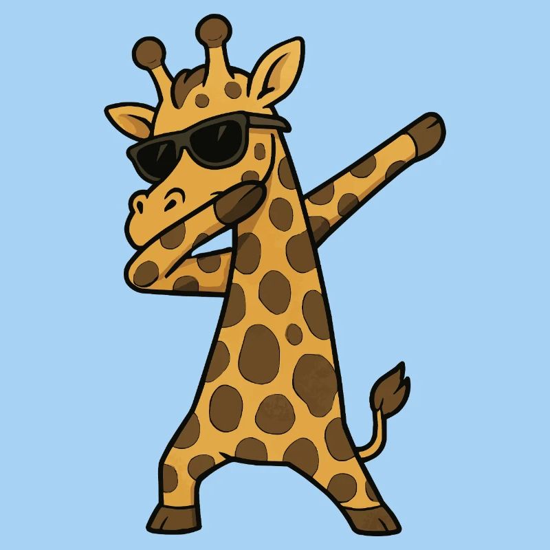 giraffe dabbing