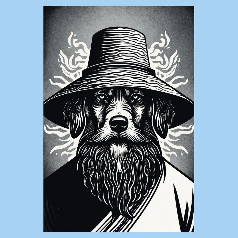 Der wachsame Hund