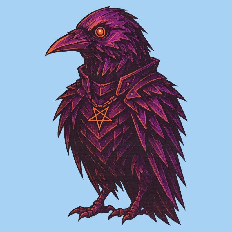 Gothic Krähe/Rabe
