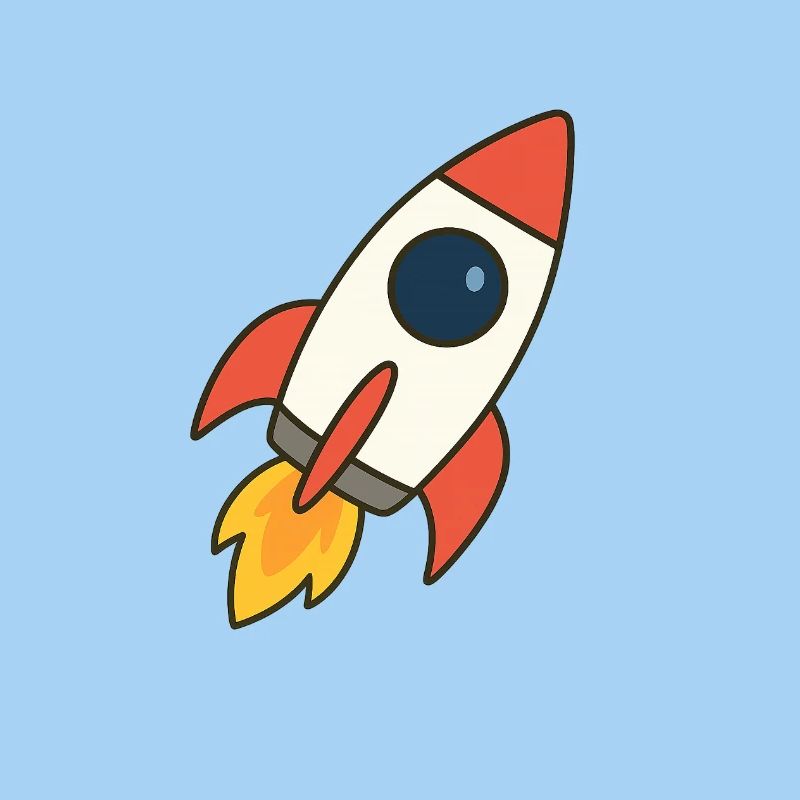 fliegende Rakete