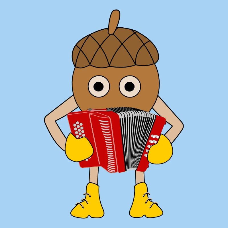 Button Accordion Nut