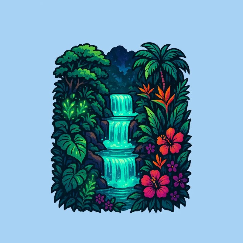 Cascade tropicale