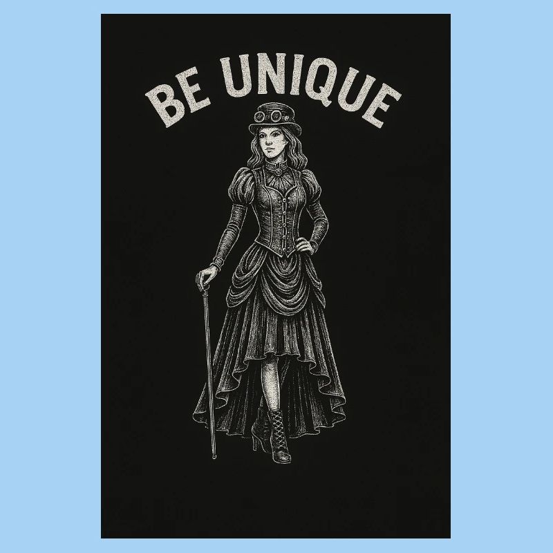 Steampunk Dame mit Leithuhn