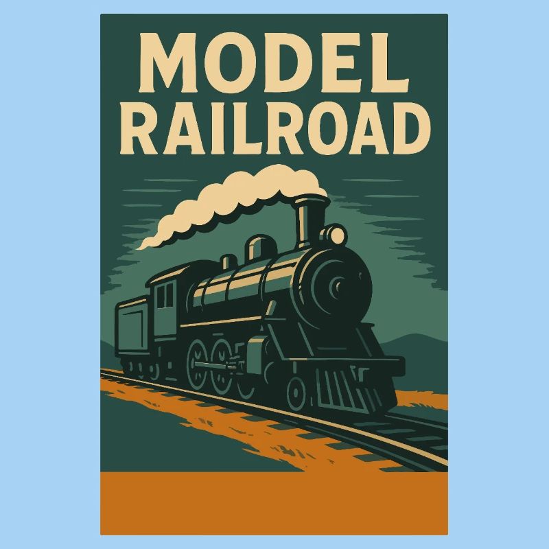 Model Train Illustration