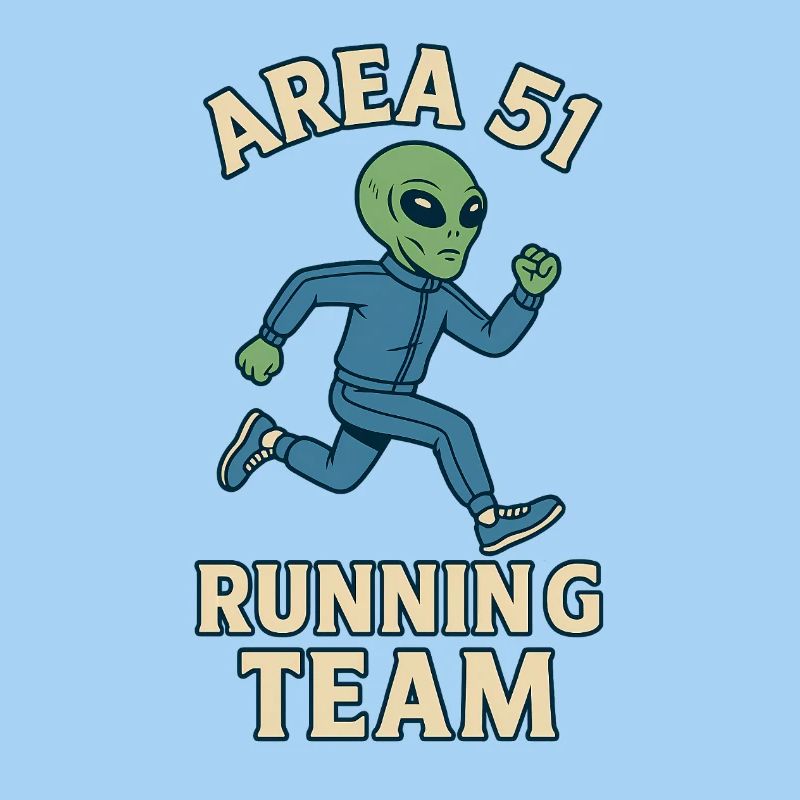 Conception de l'équipe de course extraterrestre de la zone 51