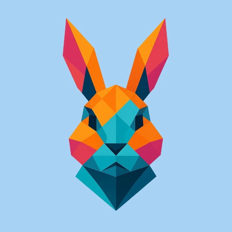 Lapin | Tête de lapin Impression / Impression / Design
