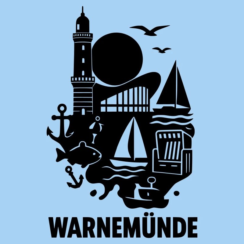warnemünde silhouette