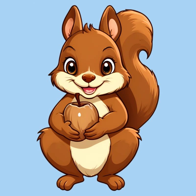 Eichhörnchen im Herbst