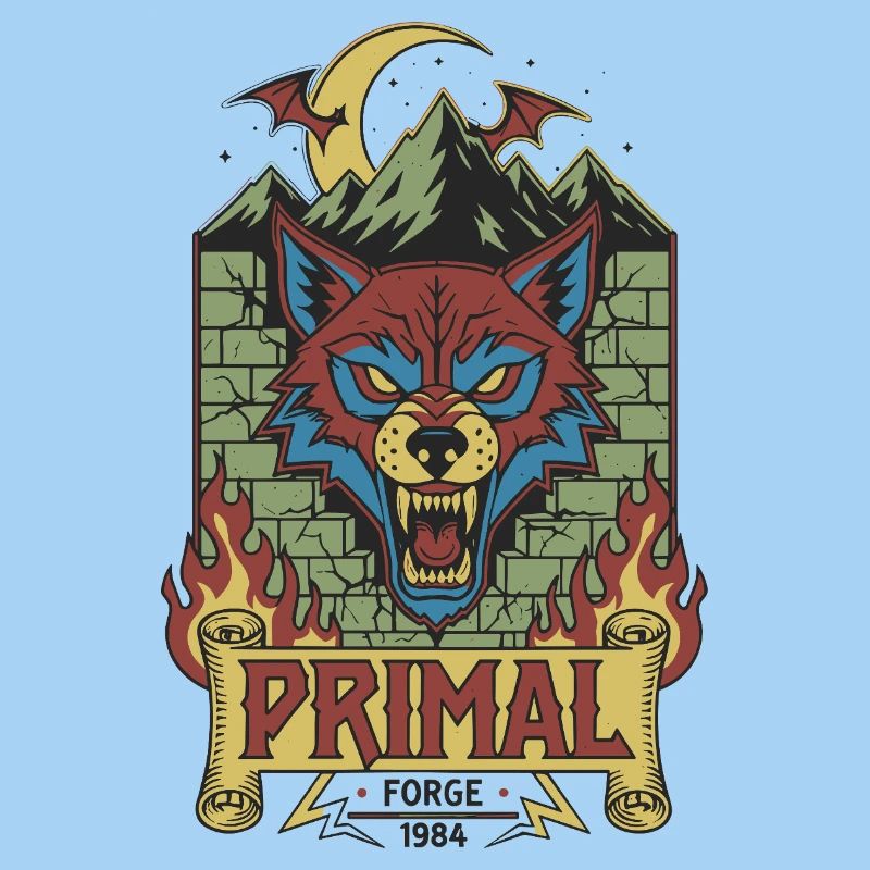 Primal Wolf Forge 1984
