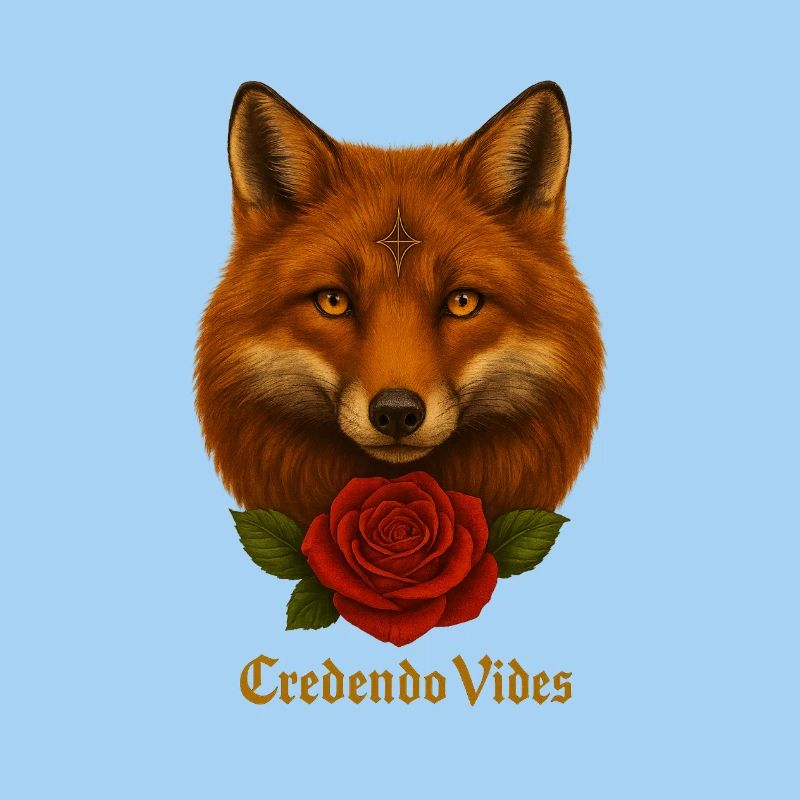 Fuchs mit Rose - Credendo Vides