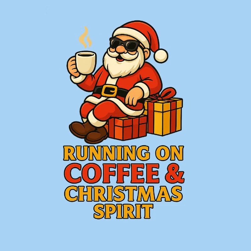 Santa Kaffee Weihnachtsgeist