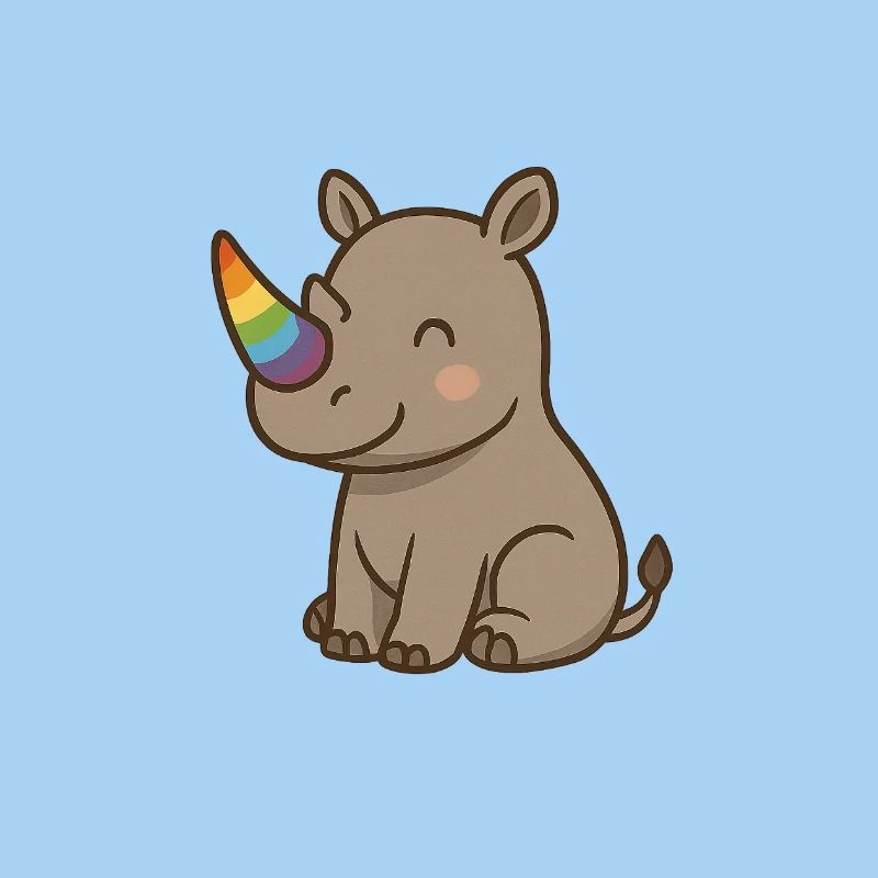 Rainbow Rhino