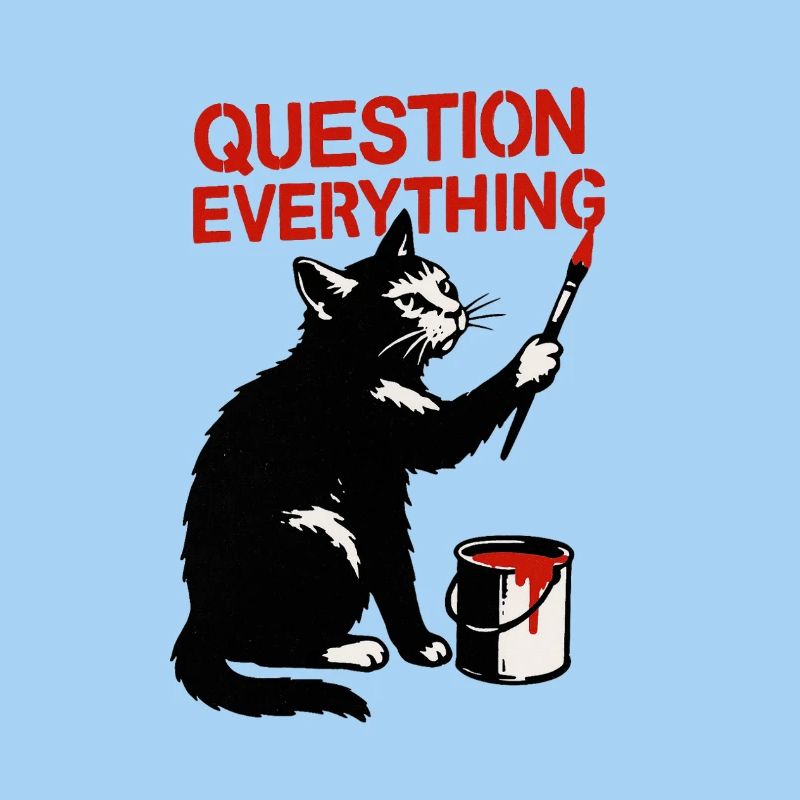 Questioning Everything: Cat Art