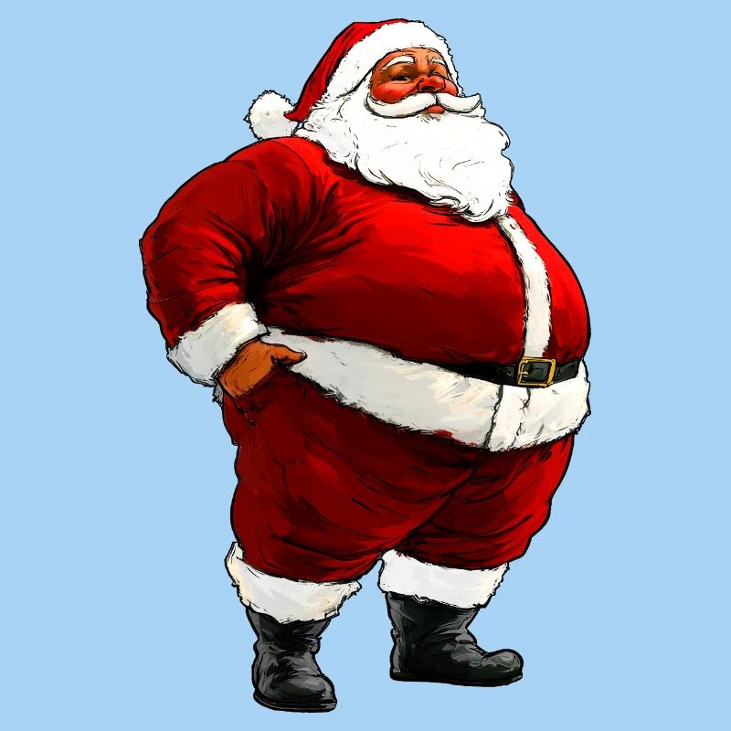 Dicker Weihnachtsmann
