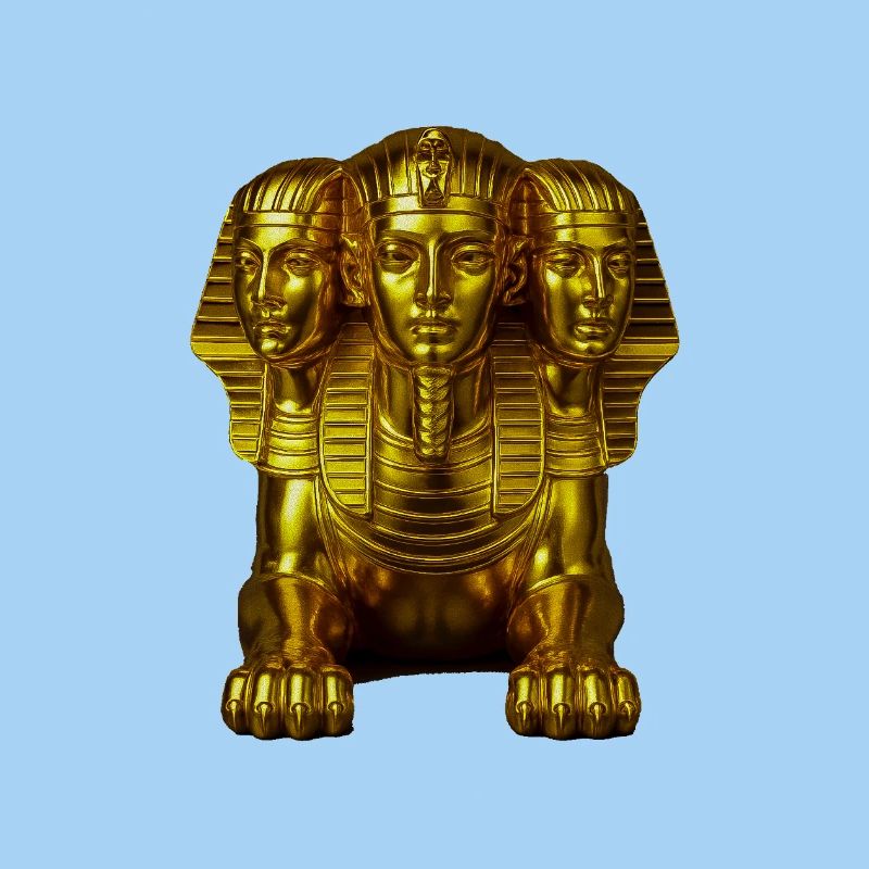 Goldene Dreiköpfige Sphinx