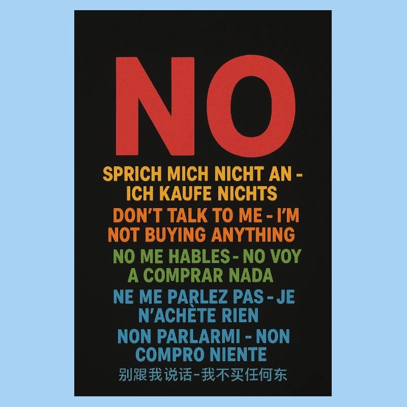 No Word, No Purchase – Multilingual Protest