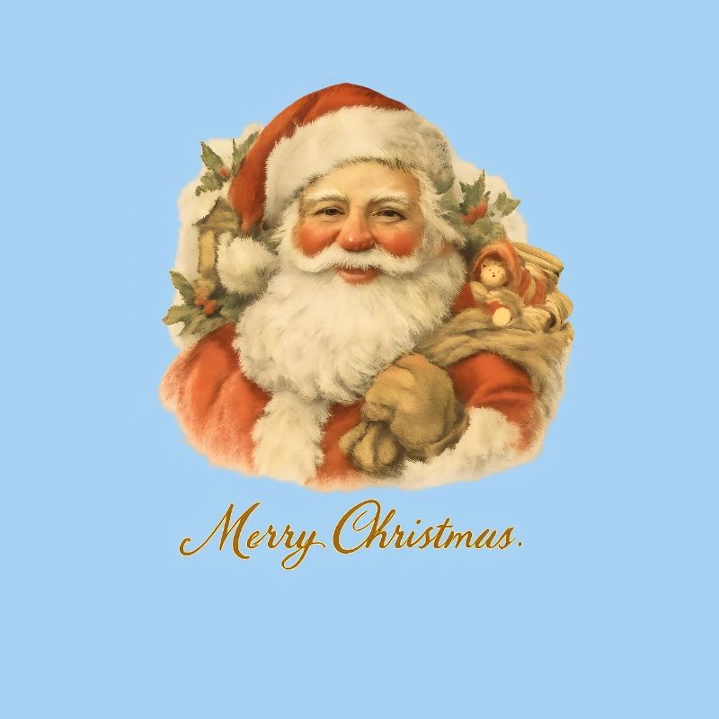 Weihnachtsmann mit Teddybär